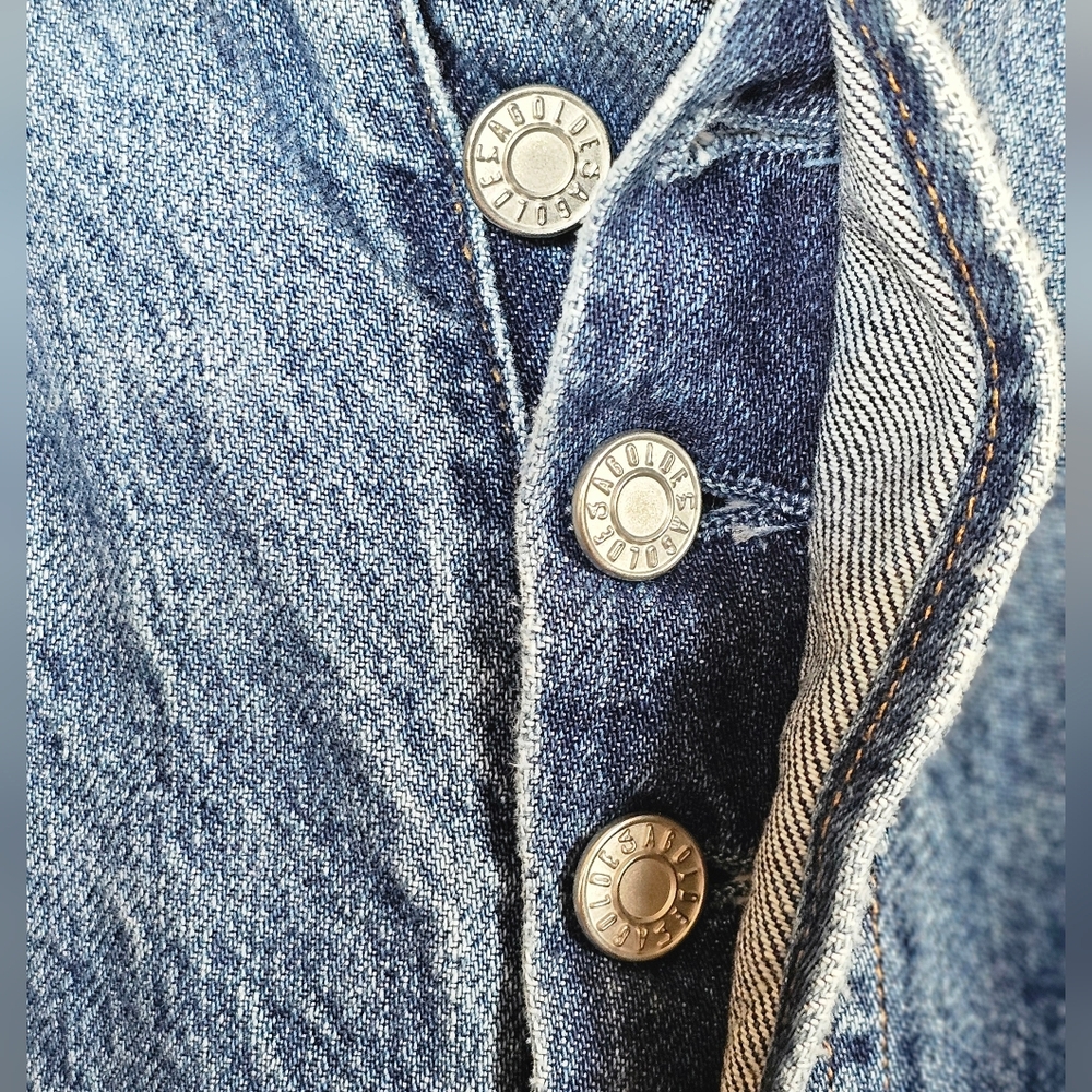 Agolde Riley High Rise Straight Crop Jeans - Picture 7 of 11